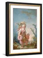 The Shepherdess, 1748-52-Jean-Honore Fragonard-Framed Giclee Print