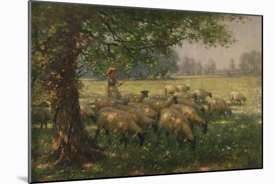 The Shepherdess-William Kay Blacklock-Mounted Giclee Print