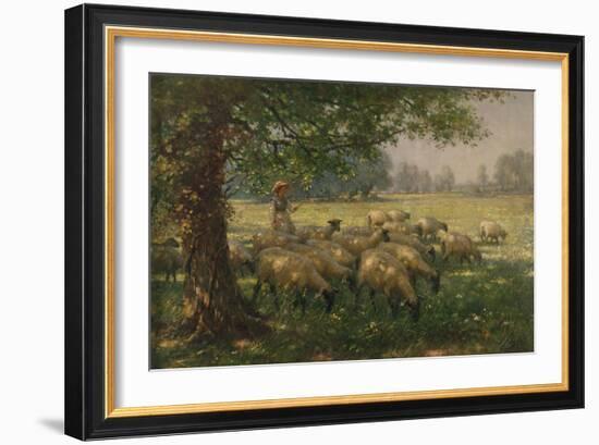 The Shepherdess-William Kay Blacklock-Framed Giclee Print