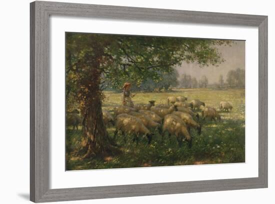 The Shepherdess-William Kay Blacklock-Framed Giclee Print