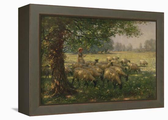 The Shepherdess-William Kay Blacklock-Framed Premier Image Canvas