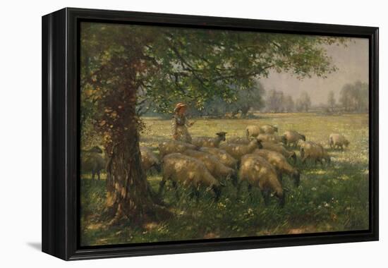 The Shepherdess-William Kay Blacklock-Framed Premier Image Canvas