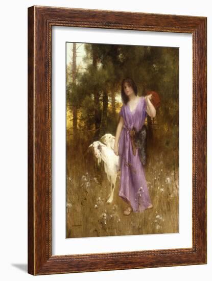 The Shepherdess-Carl Wunnerberg-Framed Giclee Print