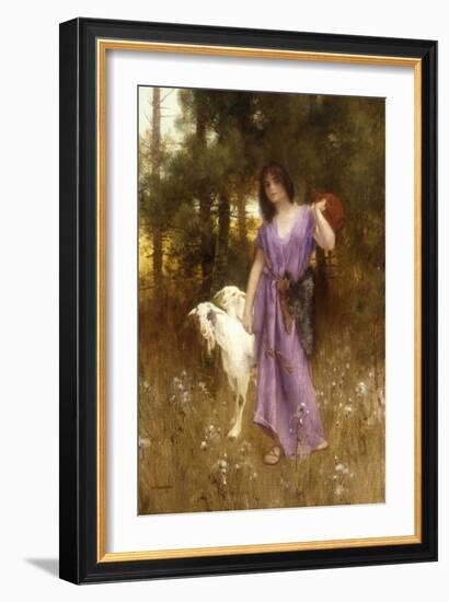 The Shepherdess-Carl Wunnerberg-Framed Giclee Print