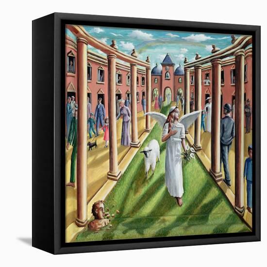 The Shepherdess-PJ Crook-Framed Premier Image Canvas