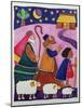 The Shepherds Journey to Bethlehem-Cathy Baxter-Mounted Giclee Print