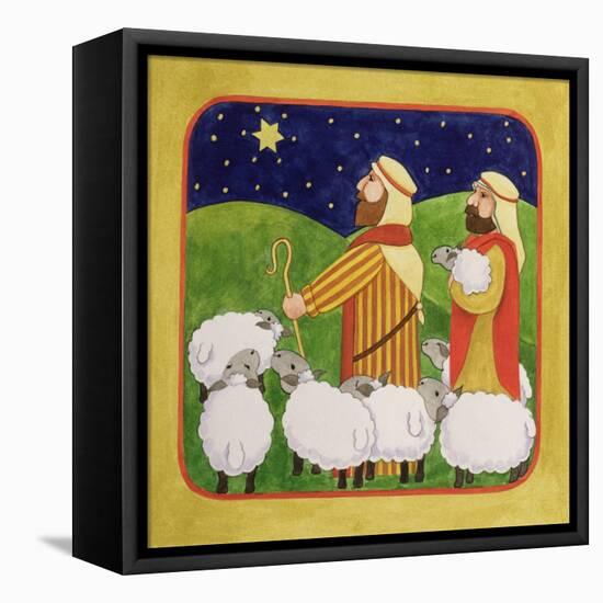 The Shepherds-Linda Benton-Framed Premier Image Canvas