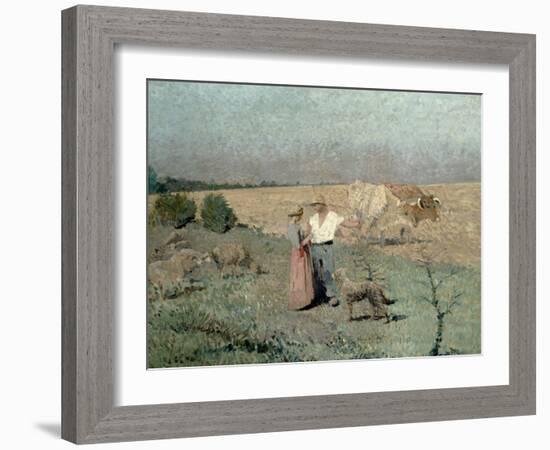 The Shepherds-Henri Martin-Framed Giclee Print