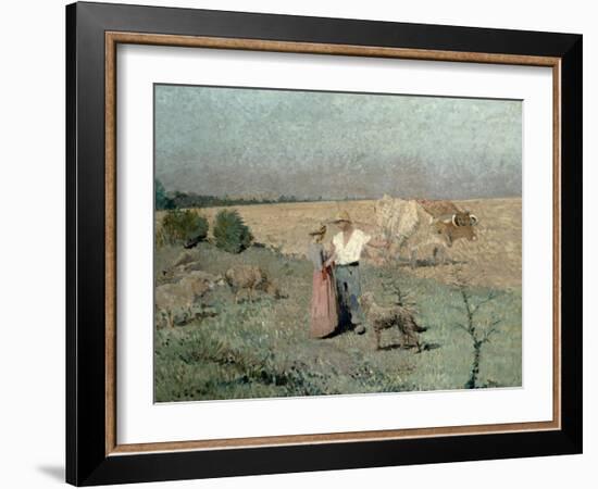 The Shepherds-Henri Martin-Framed Giclee Print