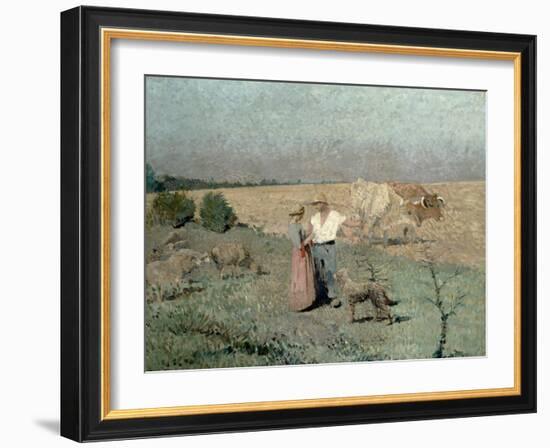 The Shepherds-Henri Martin-Framed Giclee Print