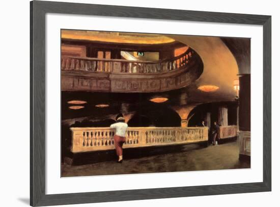 The Sheridan Theatre, c.1928-Edward Hopper-Framed Art Print