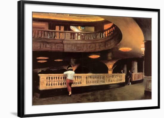 The Sheridan Theatre, c.1928-Edward Hopper-Framed Art Print