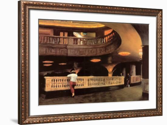 The Sheridan Theatre, c.1928-Edward Hopper-Framed Art Print