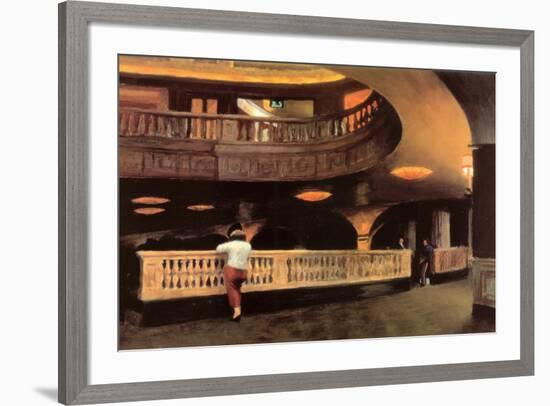 The Sheridan Theatre, c.1928-Edward Hopper-Framed Art Print