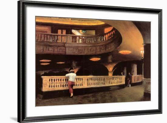 The Sheridan Theatre, c.1928-Edward Hopper-Framed Art Print