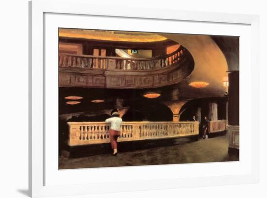 The Sheridan Theatre, c.1928-Edward Hopper-Framed Art Print