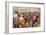 'The Sherwood Foresters. The Advance of The Sherwood Foresters at Salamanca', 1812, (1939)-Unknown-Framed Giclee Print