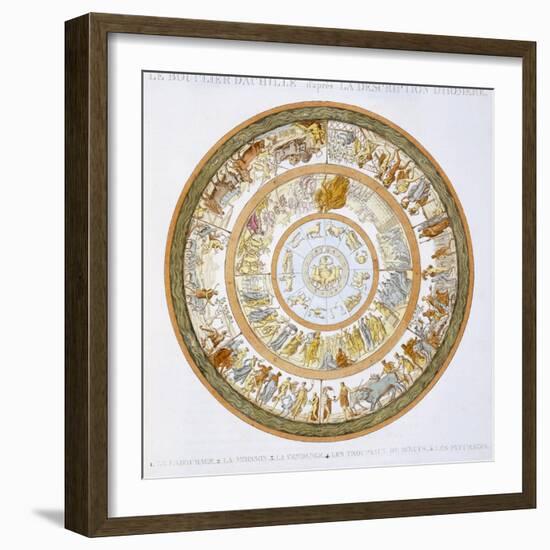 The Shield of Achilles, After the Description in Homer's Iliad, 1815-null-Framed Giclee Print