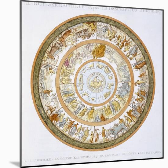 The Shield of Achilles, After the Description in Homer's Iliad, 1815-null-Mounted Giclee Print