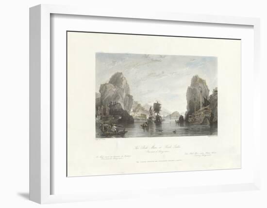 The Shih-Mun or Rock Gates (Province of Kiang-nan)-Thomas Allom-Framed Premium Giclee Print