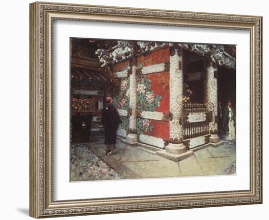 The Shinto Shrine at Nikko, 1903-Vasili Vasilyevich Vereshchagin-Framed Giclee Print