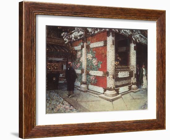 The Shinto Shrine at Nikko, 1903-Vasili Vasilyevich Vereshchagin-Framed Giclee Print