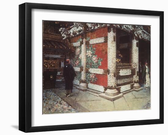 The Shinto Shrine at Nikko, 1903-Vasili Vasilyevich Vereshchagin-Framed Giclee Print