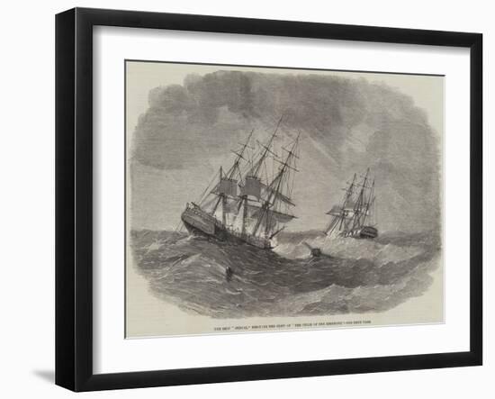 The Ship Bengal Rescuing the Crew of The Child of the Regiment-null-Framed Giclee Print