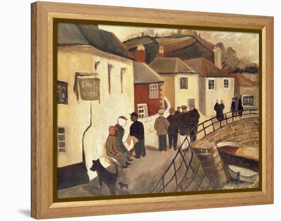 The Ship Hotel, Mousehole, Cornwall, 1928/9-Christopher Wood-Framed Premier Image Canvas