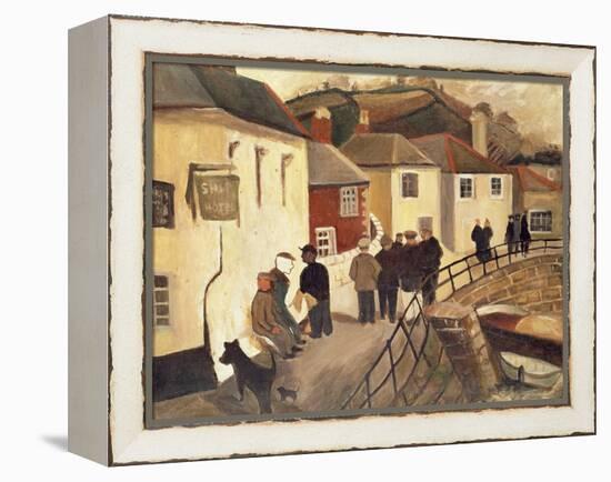 The Ship Hotel, Mousehole, Cornwall, 1928/9-Christopher Wood-Framed Premier Image Canvas