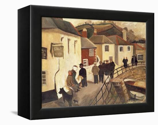 The Ship Hotel, Mousehole, Cornwall, 1928/9-Christopher Wood-Framed Premier Image Canvas