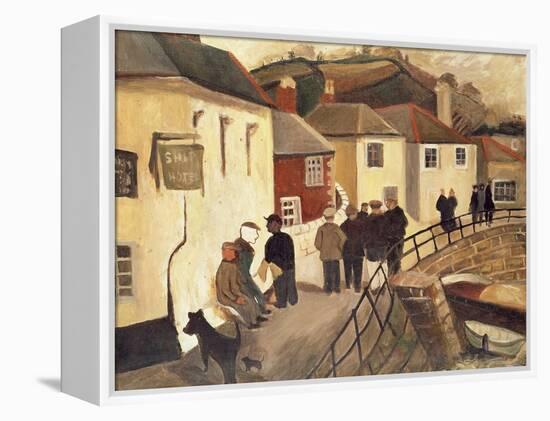 The Ship Hotel, Mousehole, Cornwall, 1928/9-Christopher Wood-Framed Premier Image Canvas