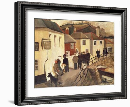 The Ship Hotel, Mousehole, Cornwall, 1928/9-Christopher Wood-Framed Giclee Print