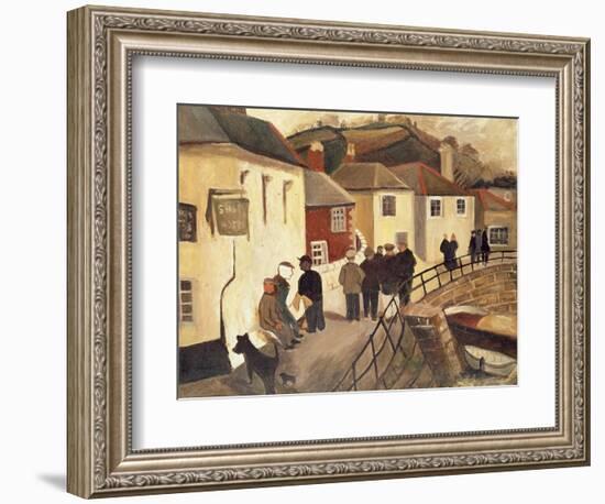 The Ship Hotel, Mousehole, Cornwall, 1928/9-Christopher Wood-Framed Giclee Print