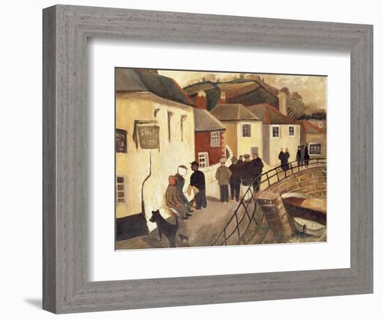 The Ship Hotel, Mousehole, Cornwall, 1928/9-Christopher Wood-Framed Giclee Print