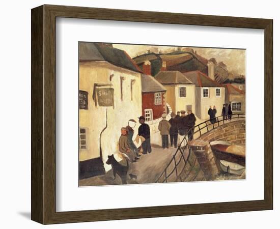 The Ship Hotel, Mousehole, Cornwall, 1928/9-Christopher Wood-Framed Giclee Print