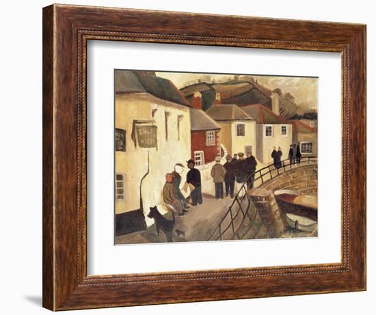 The Ship Hotel, Mousehole, Cornwall, 1928/9-Christopher Wood-Framed Giclee Print