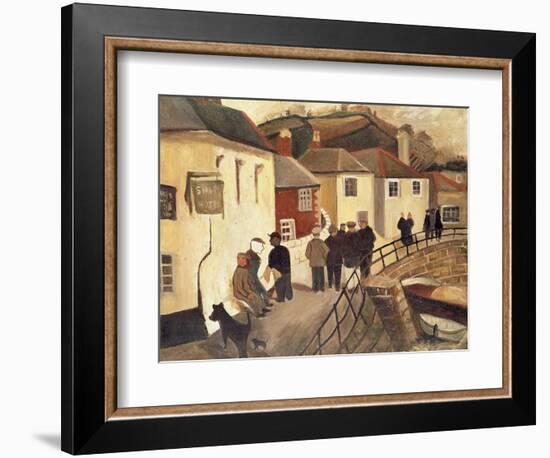 The Ship Hotel, Mousehole, Cornwall, 1928/9-Christopher Wood-Framed Giclee Print