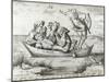 The Ship of Fools, Engraved by Pieter Ven Der Heyden, 1559-Hieronymus Bosch-Mounted Giclee Print