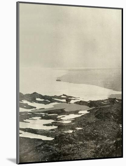 'The Ship off Pram Point, Just Before Leaving for the North', c1908, (1909)-Unknown-Mounted Photographic Print