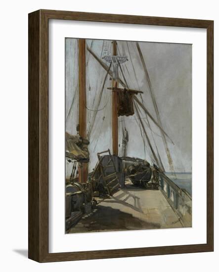 The Ship's Deck, Ca 1860-Edouard Manet-Framed Giclee Print