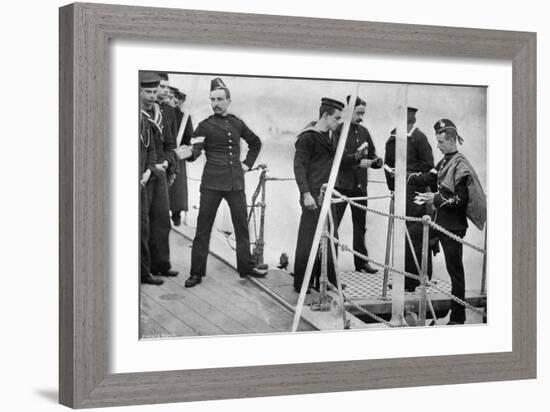 The Ship's Postman Coming on Board, 1896-Gregory & Co-Framed Giclee Print