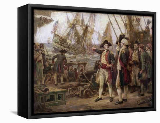 The Ship That Sank in Victory-Jean Leon Gerome Ferris-Framed Premier Image Canvas
