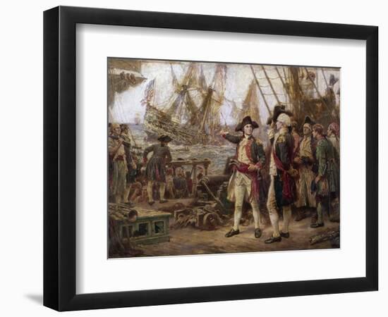 The Ship That Sank in Victory-Jean Leon Gerome Ferris-Framed Giclee Print