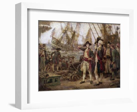 The Ship That Sank in Victory-Jean Leon Gerome Ferris-Framed Giclee Print