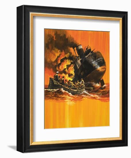 The Ship That Would Not Die-Wilf Hardy-Framed Giclee Print