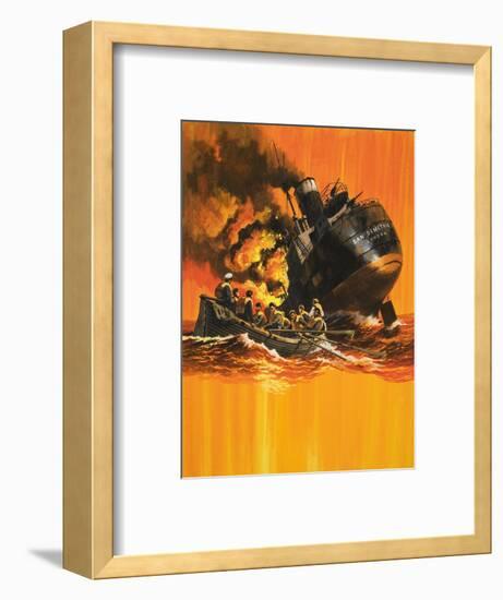 The Ship That Would Not Die-Wilf Hardy-Framed Premium Giclee Print