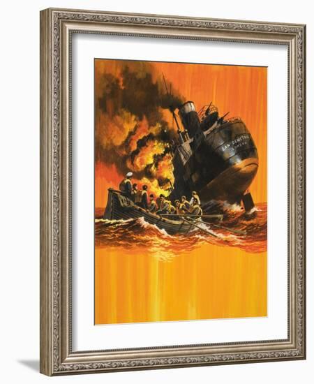 The Ship That Would Not Die-Wilf Hardy-Framed Giclee Print