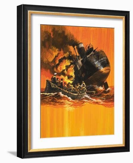 The Ship That Would Not Die-Wilf Hardy-Framed Giclee Print