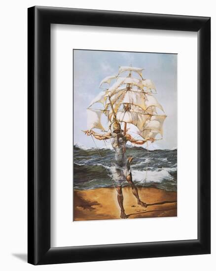 The Ship-Salvador Dalí-Framed Art Print